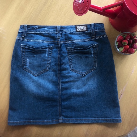 Earl Jean Denim Skirt - Picture 3 of 5